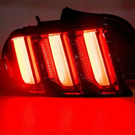 Renegade Tail Light With Sequential Turn Signal Glossy Black / Smoke CTRNG0636-GBS